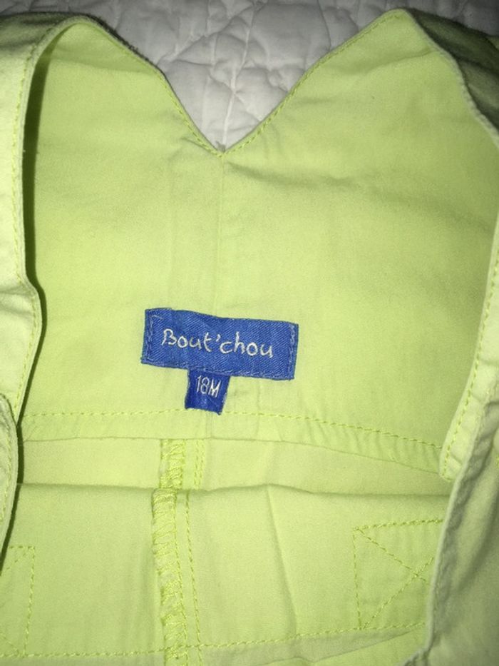 Salopette Boutchou vert anis 18 mois - photo numéro 3