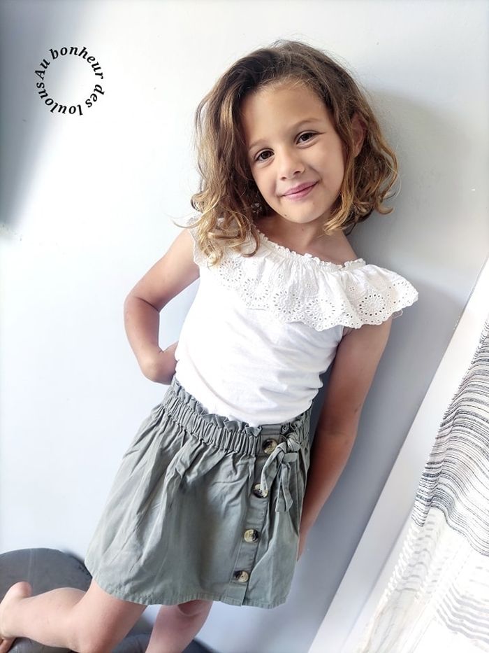 6 ans ensemble été tape a l oeil teeshirt et jupe