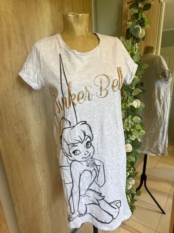 Pyjama chemise de nuit tee shirt long clochette M