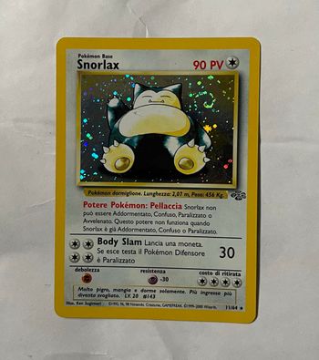 Snorlax Jungle ita