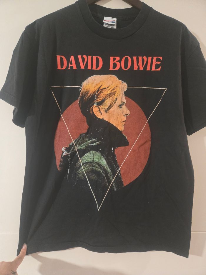T-shirt rétro David Bowie rétro rock vintage L