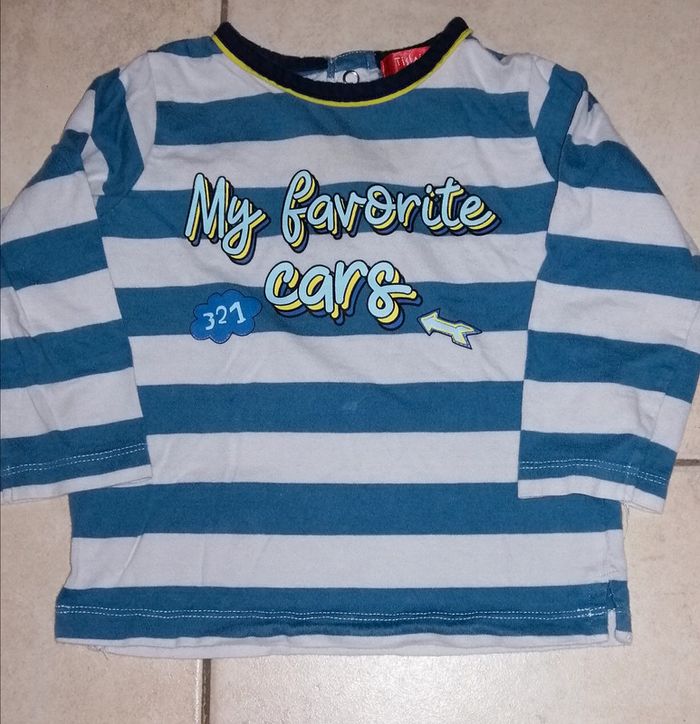 T-shirt ML garçon 24 mois