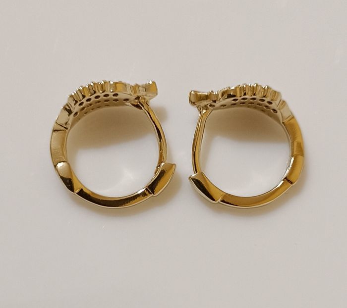 Boucles d'oreilles plaqué or - photo numéro 2