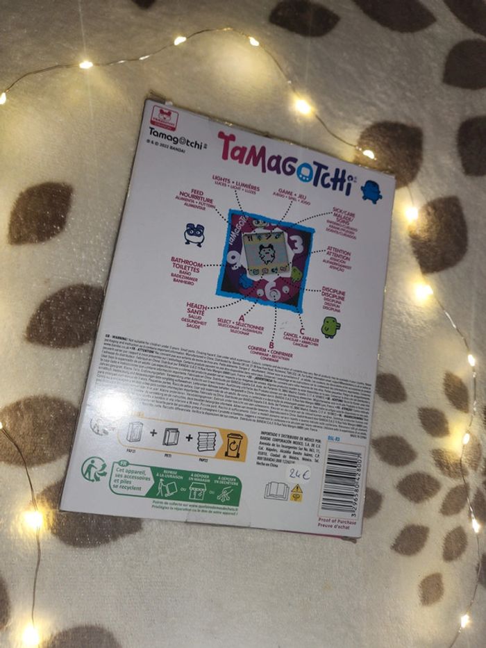 Tamagotchi Bandai Gen 1 violet écriture japonaise - photo numéro 3