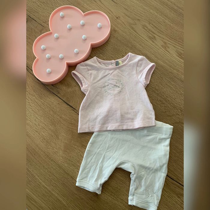 Ensemble rose et blanc