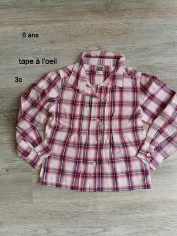 Chemise à carreaux tape à l'œil
