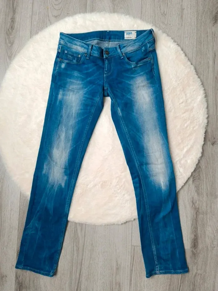 👖 Jean g-star raw 3301 coupe slim - photo numéro 4