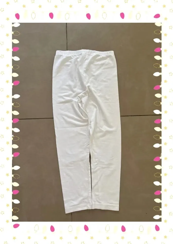 Legging long blanc fille Taille 8-9 ans TEX 🤍👧 - photo numéro 5