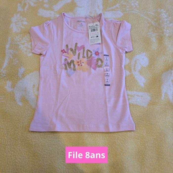 T-shirt fille 8ans