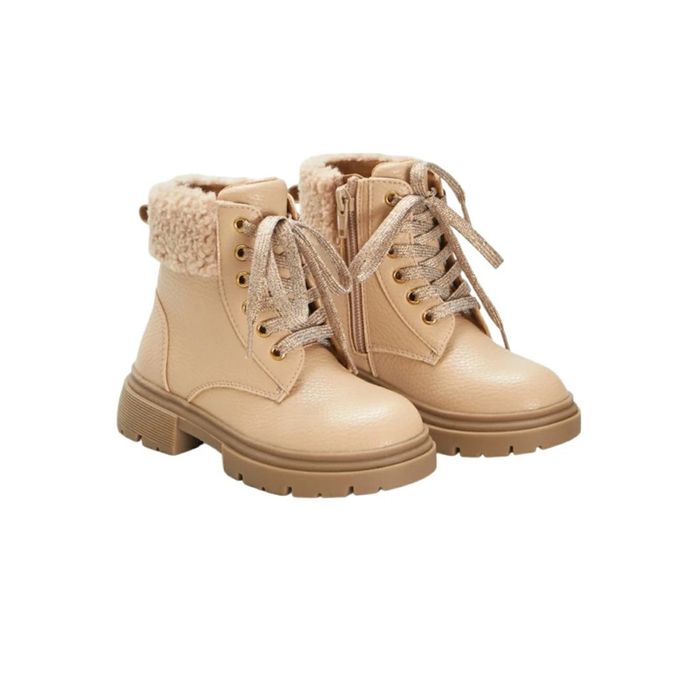 ⭐  Bottines fourrées beige
pointure 26 Kiabi #emyfleury_pointure26fille - photo numéro 8