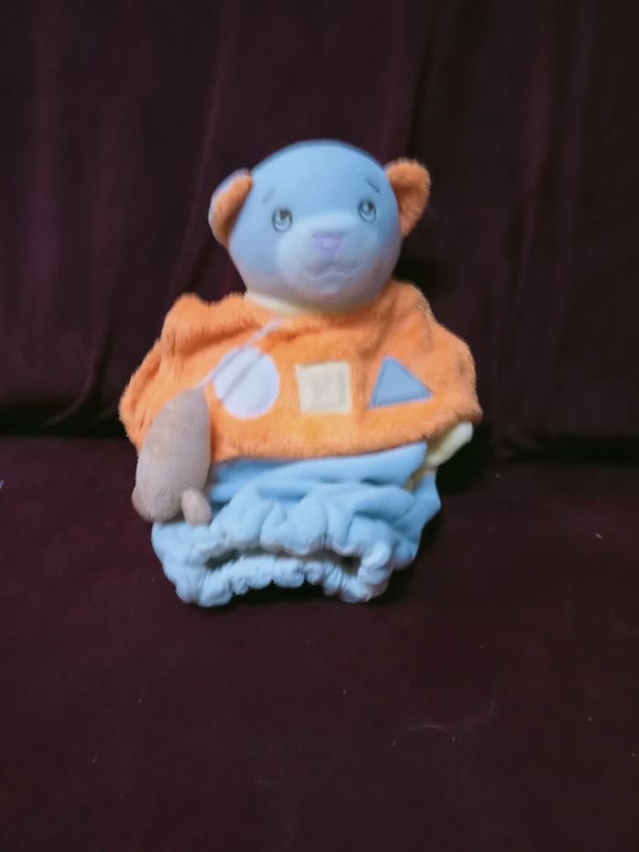 Peluche ours bleu - photo numéro 3