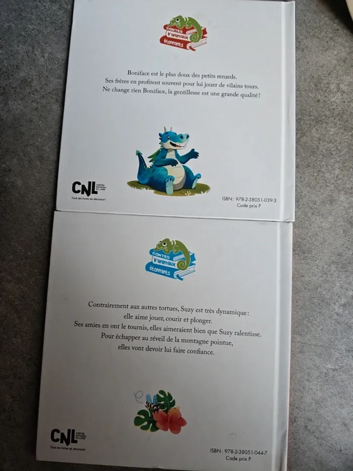 Lot de 2 livres contes d'animaux étonnants Eric Emmanuel Schmitt - photo numéro 2