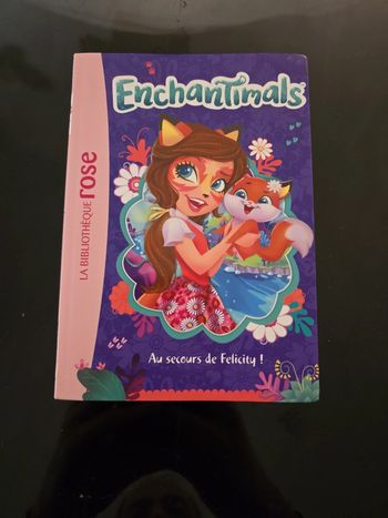 Livre enfant Enchantimals Bibliothèque Rose
