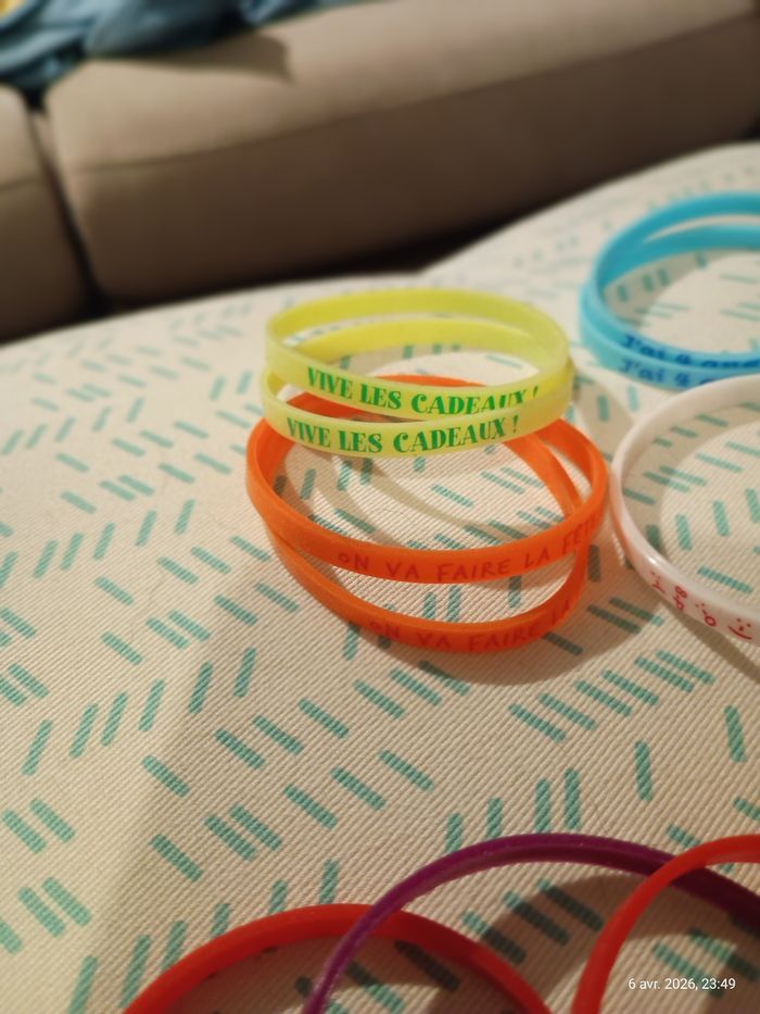Lot 12 bracelets messages - photo numéro 3