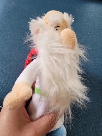 RARE Peluche officielle Panoramix 24cm Asterix Uderzo druide cape doudou collection