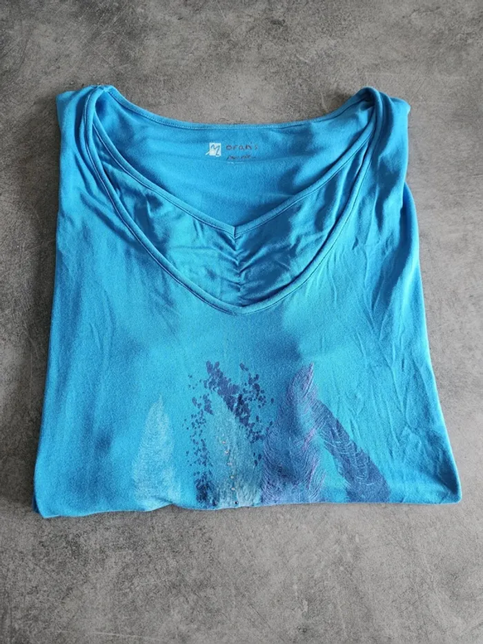 Tunique fluide débardeur femme grande taille - Taille 54/56 - Moran's - Turquoise - photo numéro 6