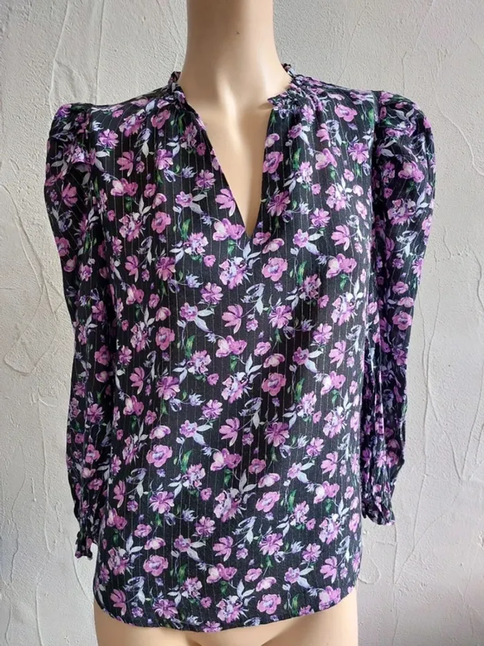 Blouse fleurie vintage Taille S