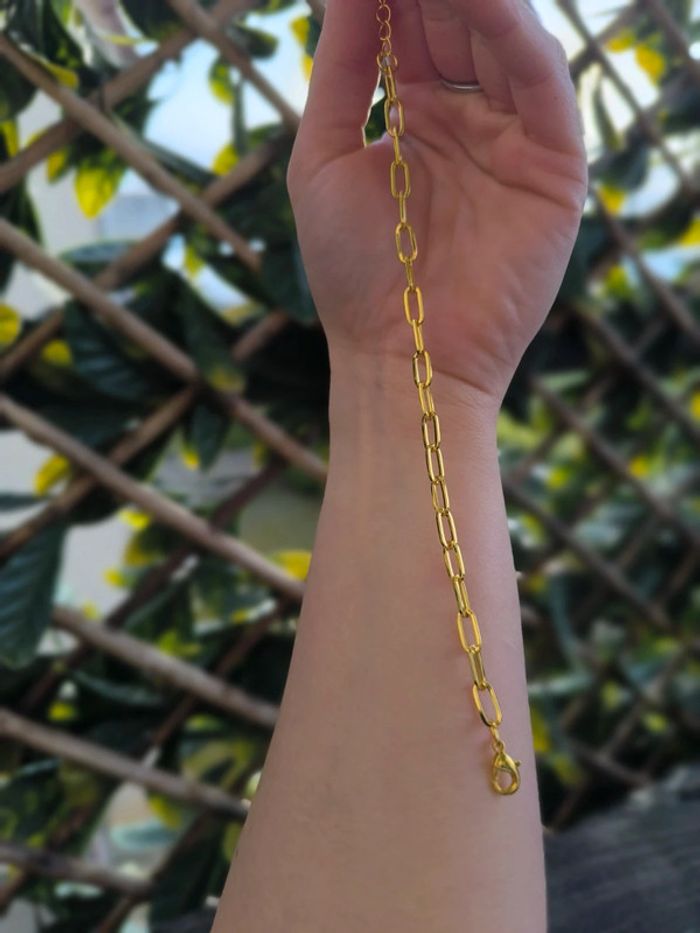 Bracelet doré , femme , idée cadeau, - photo numéro 2