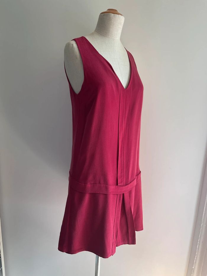 Robe framboise fluide IKKS