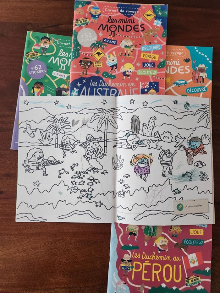 Lot x5 Magazines "Les Mini Mondes" 4-7 ans - photo numéro 4