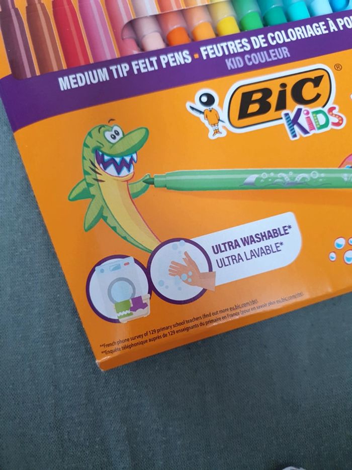 Lot 18 feutres bic ultra lavables - photo numéro 3