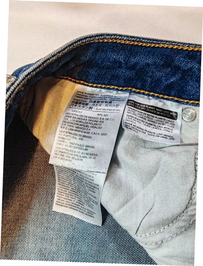 Levi's 721 jeans taille haute high rise skinny W27 L30 taille 34 36 - photo numéro 8