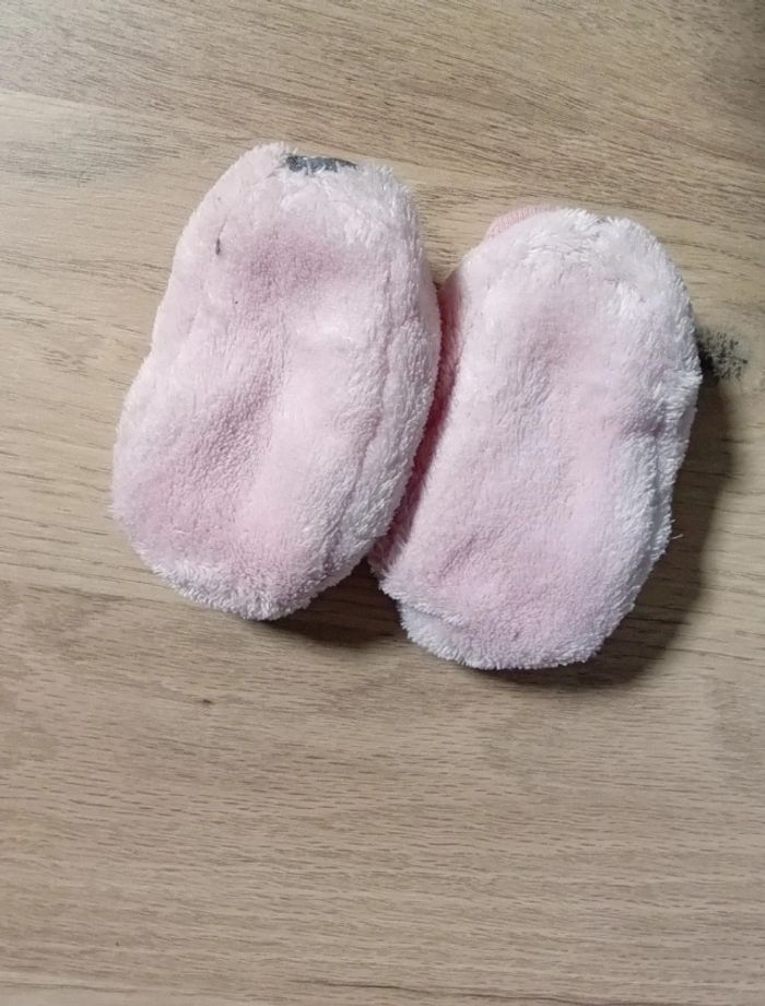 Chaussons bébé rose – Sucre d’Orge – 0–3 mois (pointure 16) - photo numéro 2