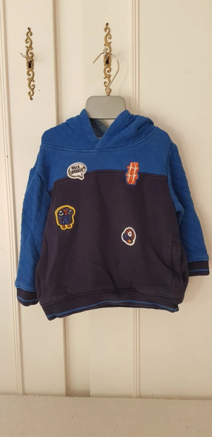 Sweat à capuche DPAM 2 ans - photo numéro 2