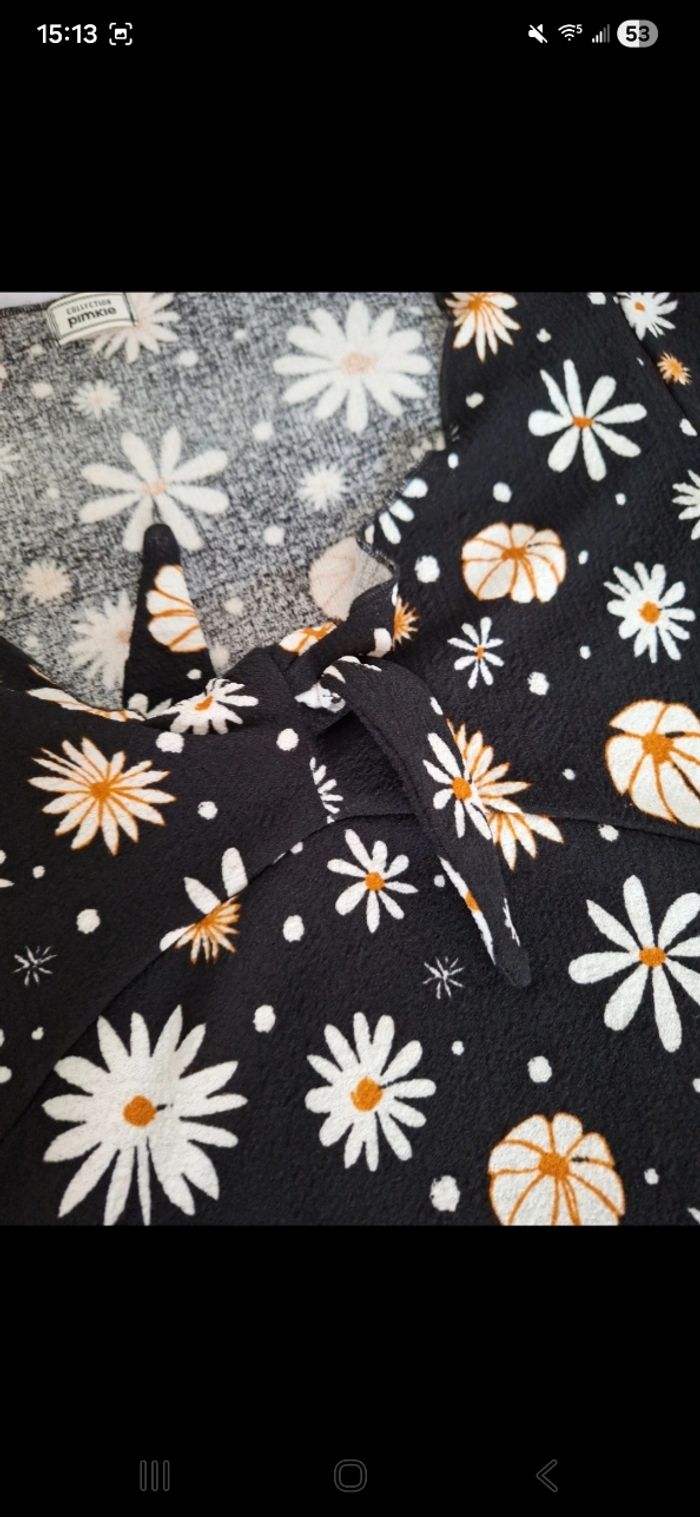 T-shirt à fleur - photo numéro 2