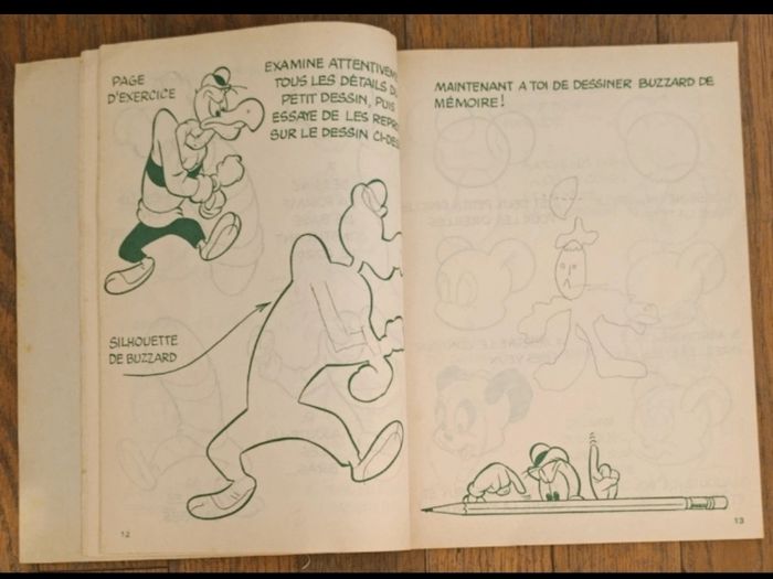 Ancien livre Woody Woodpecker 1981 pour apprendre à dessiner vintage - photo numéro 5