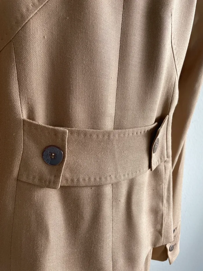 Tailleur veste jupe Versace Collection camel - photo numéro 5