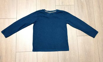 Maillot manche longue bleu. Garçon 6 ans. Marque Kiabi