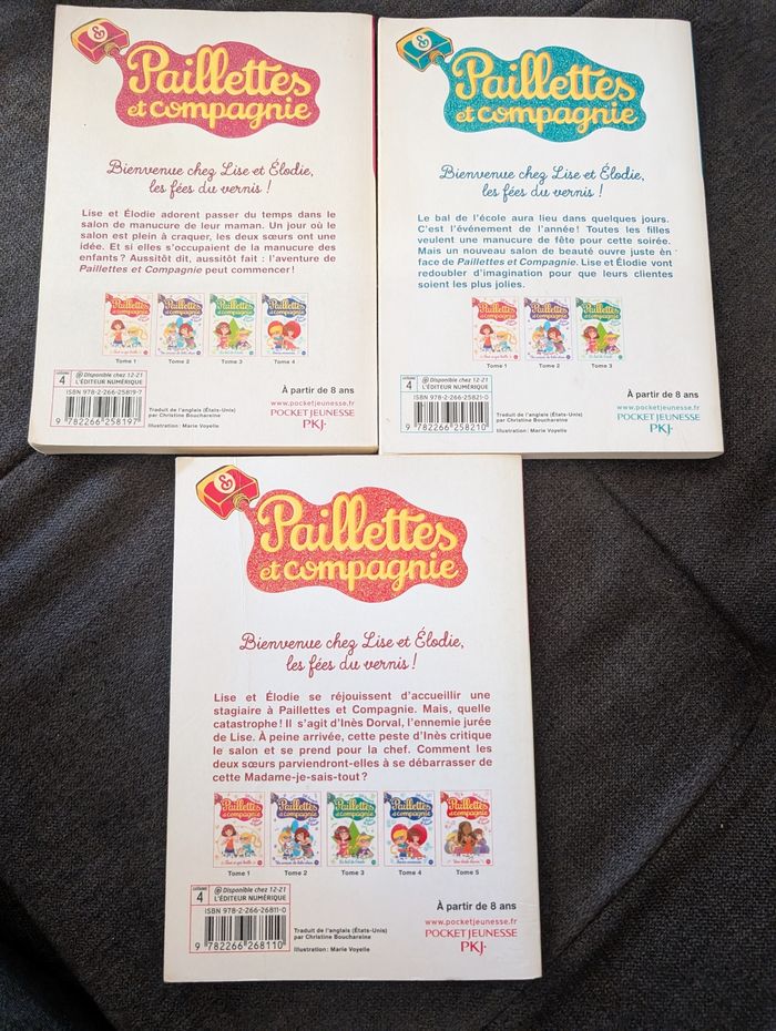 Lot livres paillettes et compagnie - photo numéro 5