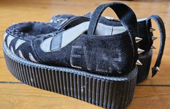 🖤 Creepers Rose G – Plateformes Style Punk/Goth