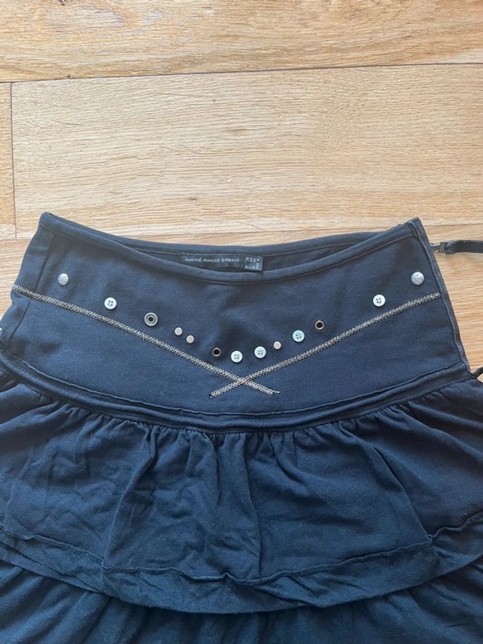 🖤 Jupe noire à volants Marithé François Girbaud – Taille 36 🖤 - photo numéro 2