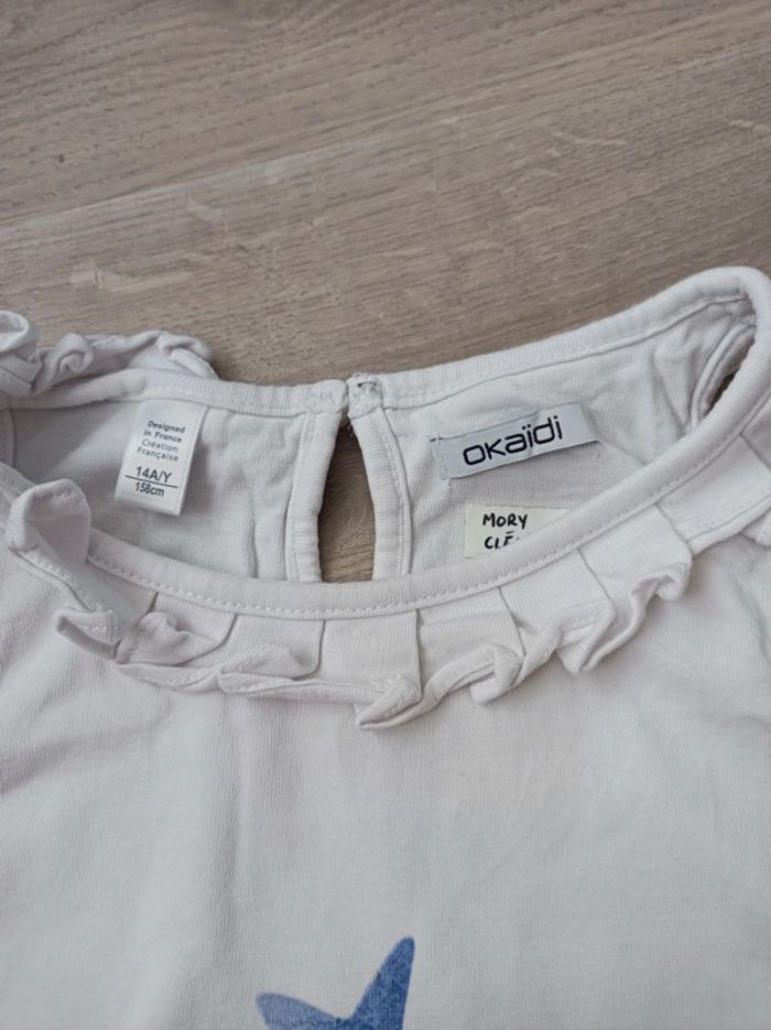 Débardeur fille Okaïdi taille 12 ans en bon état fille - photo numéro 5
