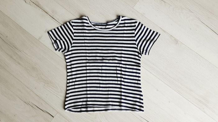 Vêtement mixte garçon fille tee-shirt manches courtes rayé Vert Baudet 8 ans