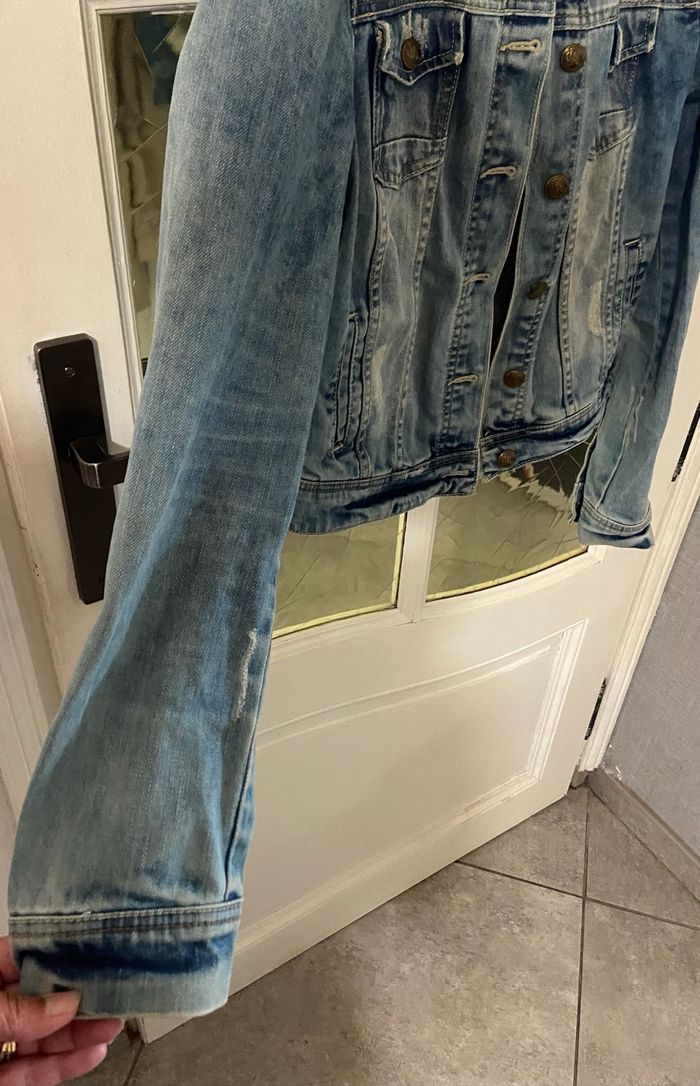 Veste jeans délavée - photo numéro 3