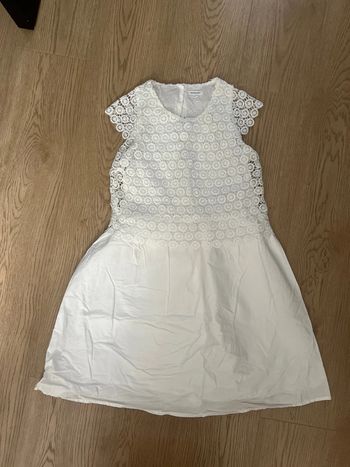 Robe de cérémonie blanche 13/14 ans vertbaudet très bon état