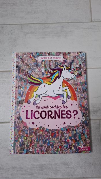 Cherche et trouve licorne