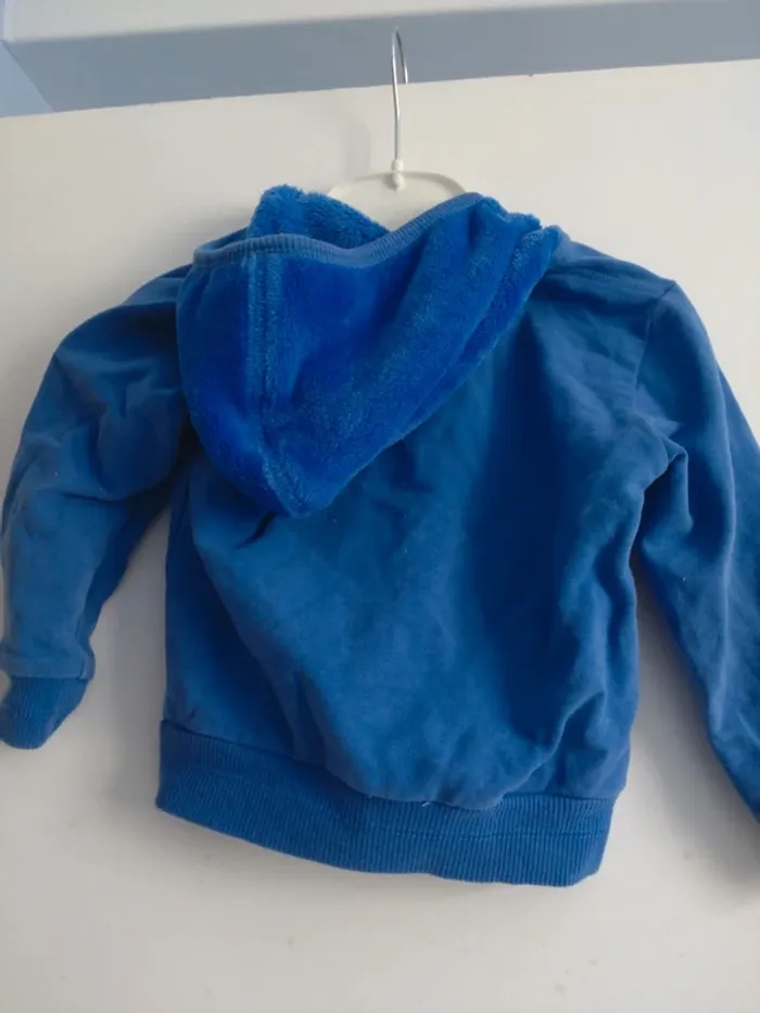 Gilet zippé capuche gymp taille 36 mois - photo numéro 3