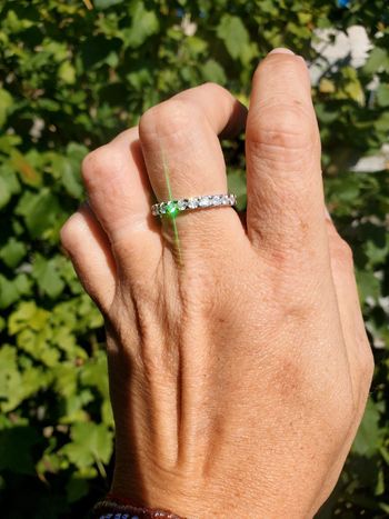 Bague alliance en argent 925