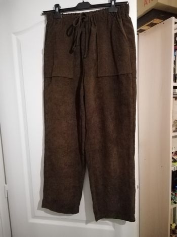 Pantalon velours marron foncé foncé 