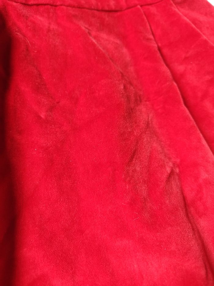 Robe rouge en velours Obaïbi - Taille 18 mois - Très bon état - photo numéro 2