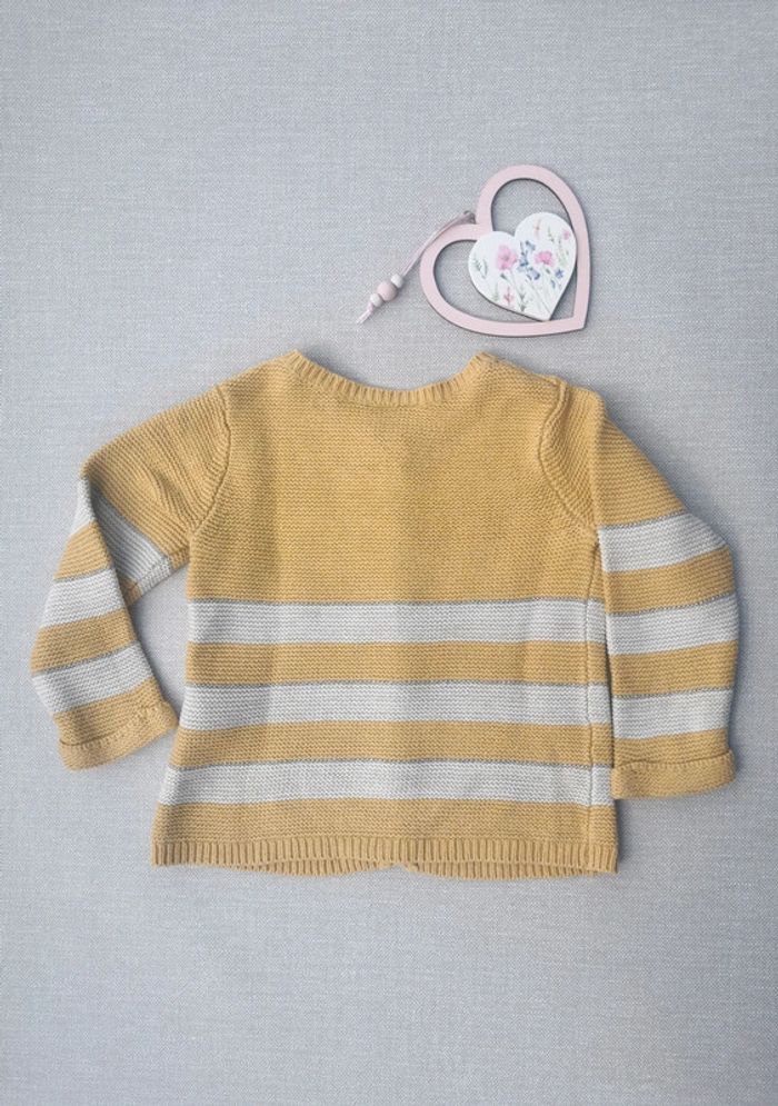 🌼🌟 Gilet TAO 2 ans jaune Maille dorée chic & confort au top ! - photo numéro 7