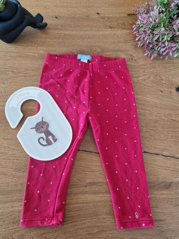 Legging fuschia - Taille 9 mois 71cm - Obaïbi