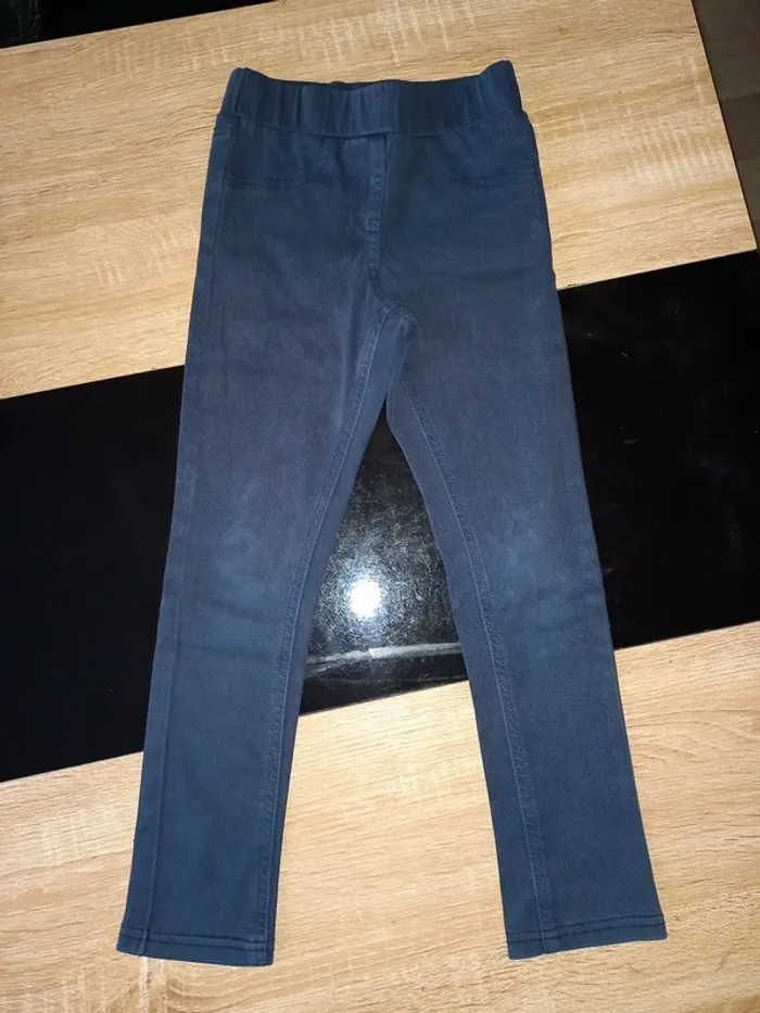 Pantalon bleu fille 8 ans - photo numéro 2