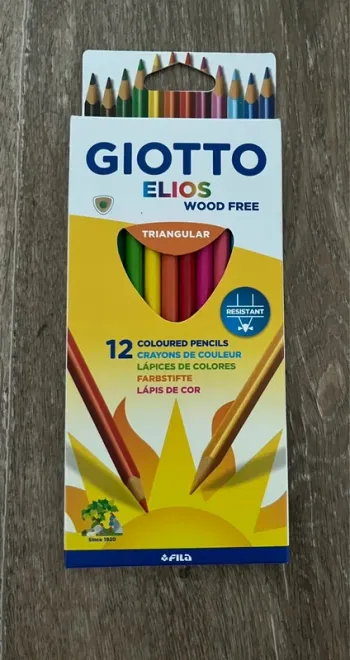 12 crayon de couleur Giotto