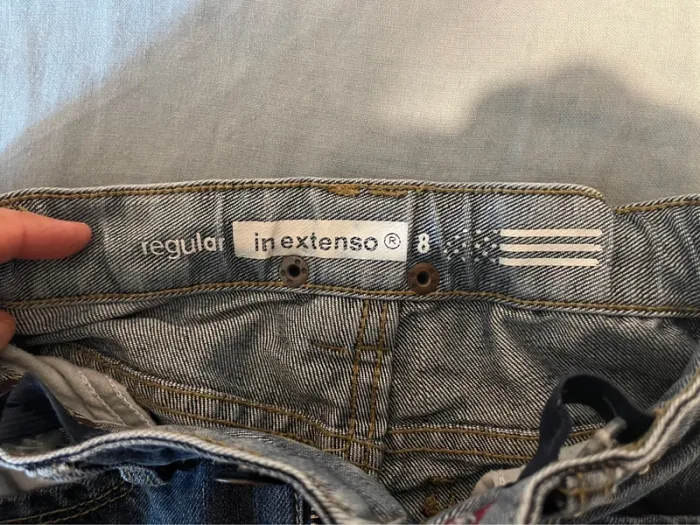 Jeans bleu used regular - In extenso - 8 ans - photo numéro 2
