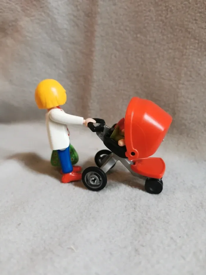 Playmobil poussette jumeaux - photo numéro 2